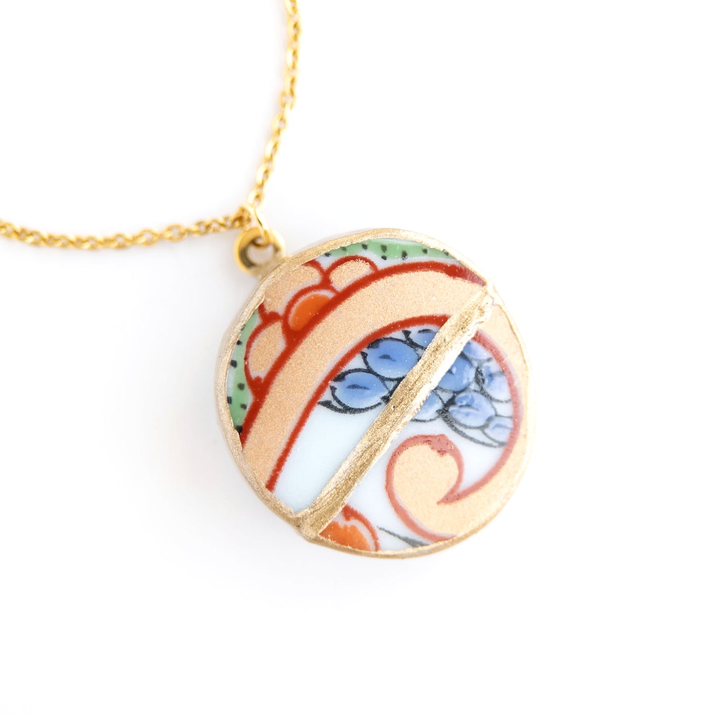 Ware Kintsugi Necklace - White Yellow