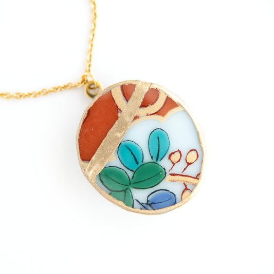 Ware Kintsugi Necklace - Red White