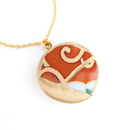 Ware Kintsugi Necklace - Red