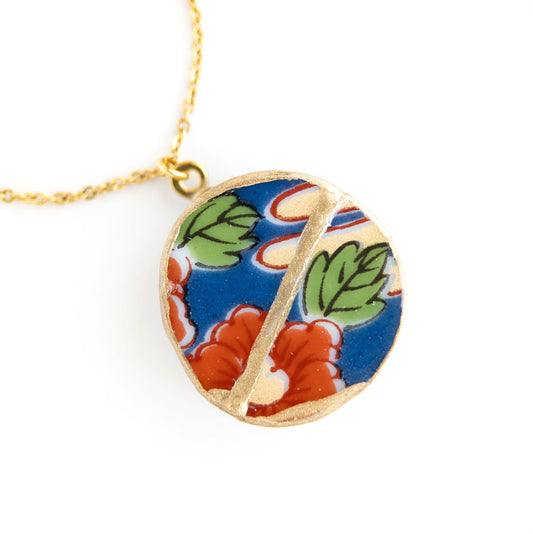 Ware Kintsugi Necklace - Blue Red