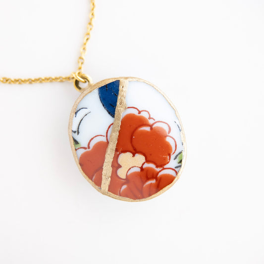 Ware Kintsugi Necklace - Red White