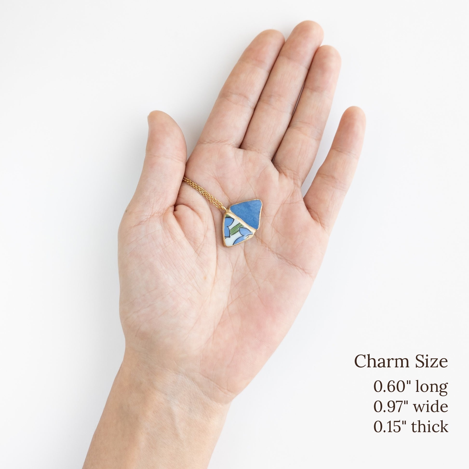 Yobitsugi Kintsugi Necklace - Blue