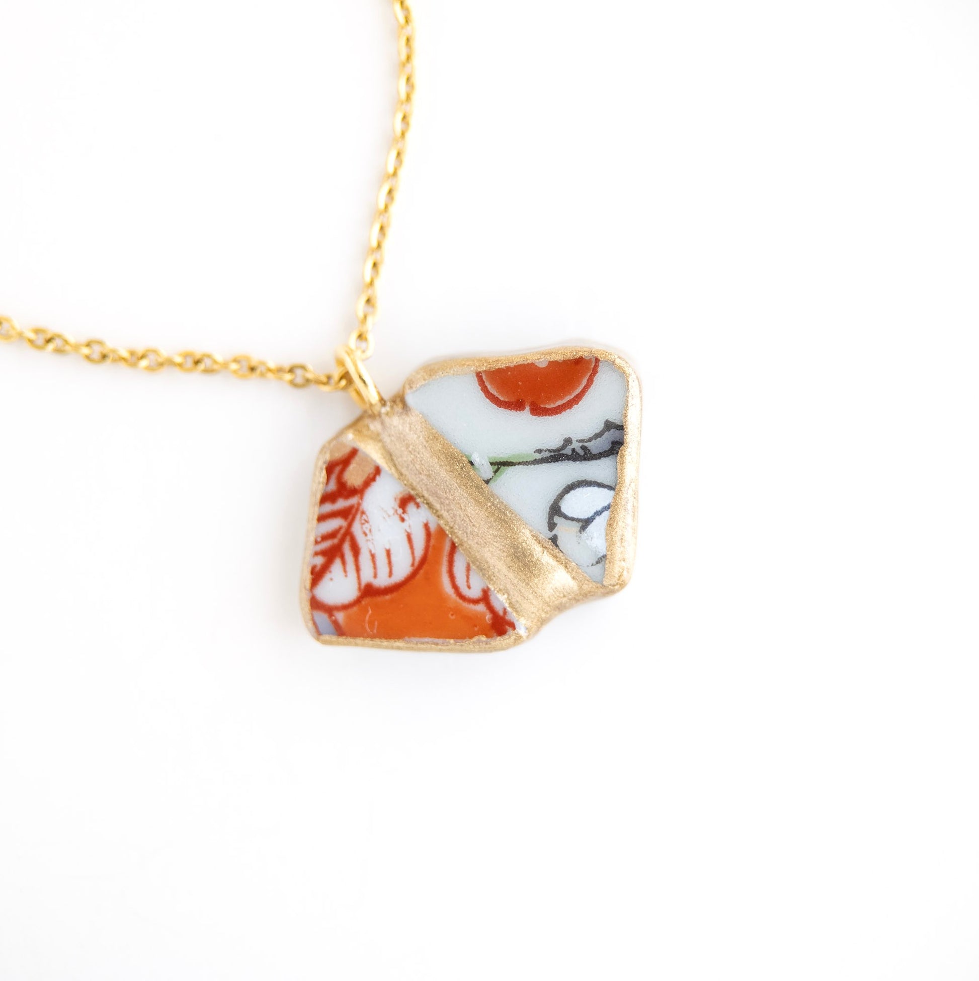 Yobitsugi Kintsugi Necklace - Red