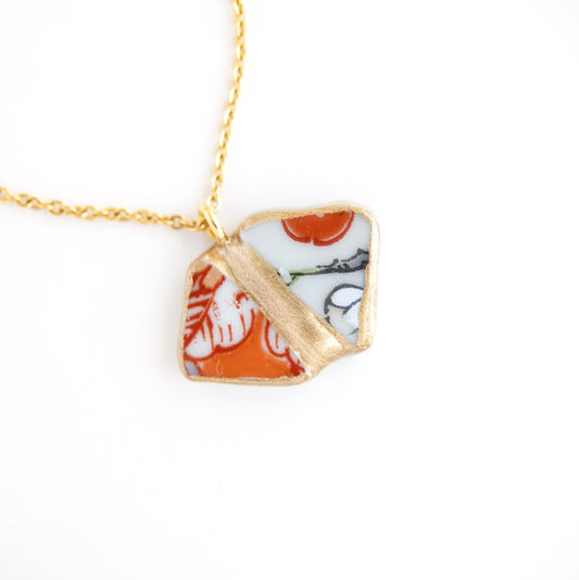 Yobitsugi Kintsugi Necklace - Red