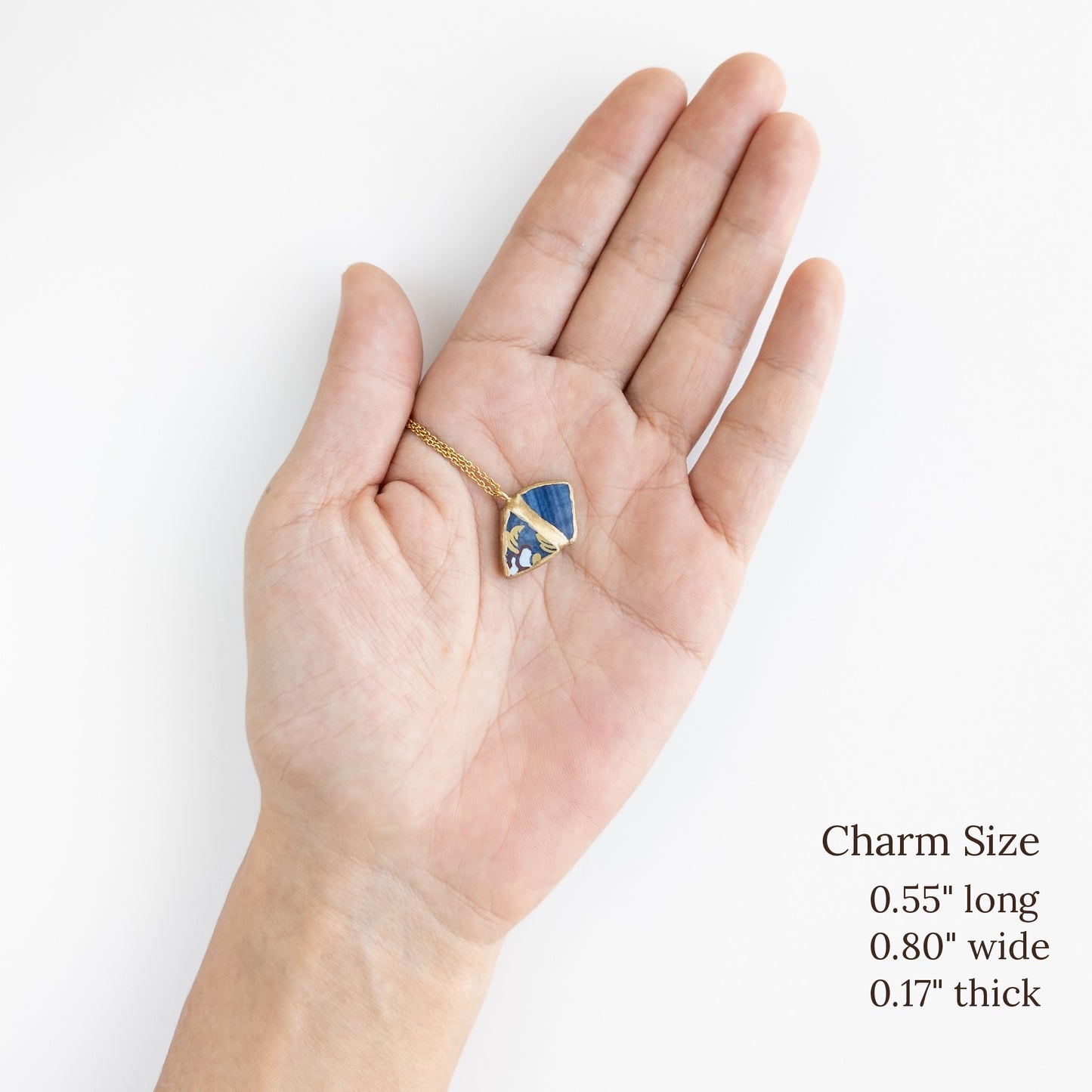 Yobitsugi Kintsugi Necklace - Blue