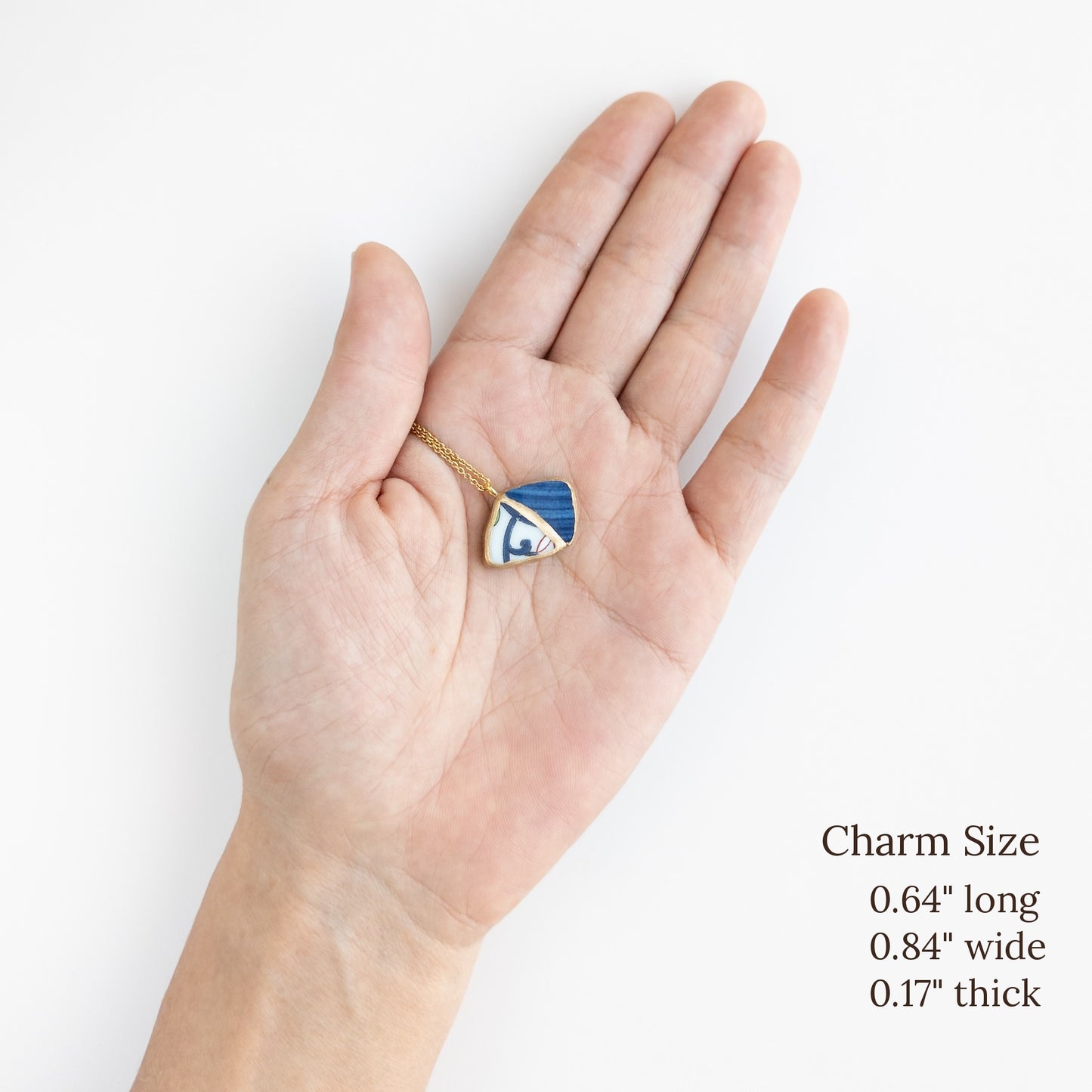 Yobitsugi Kintsugi Necklace - Blue