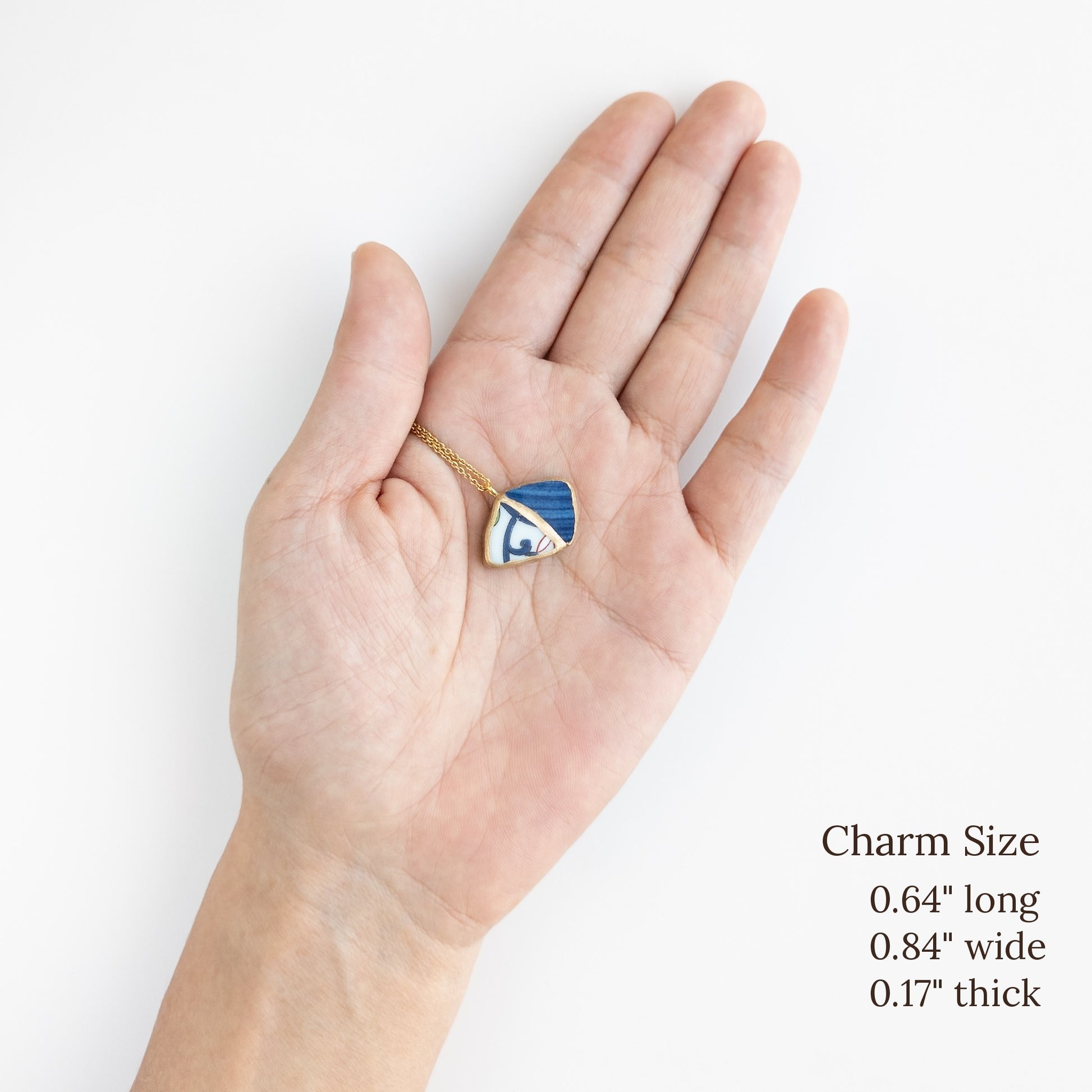 Yobitsugi Kintsugi Necklace - Blue