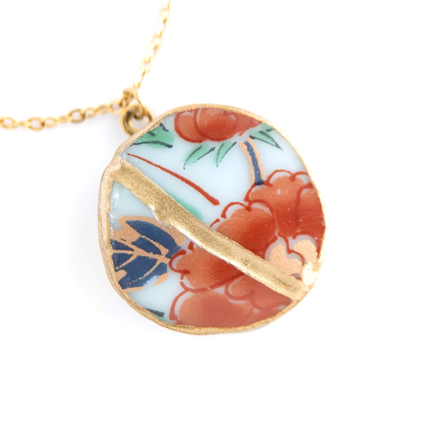 Ware Kintsugi Necklace - Red Blue