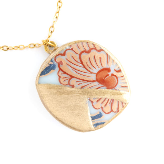 Ware Kintsugi Necklace - Orange