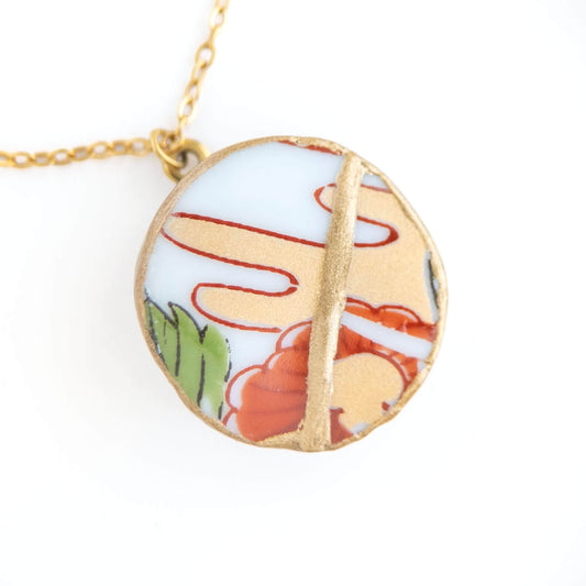 Ware Kintsugi Necklace - White Yellow