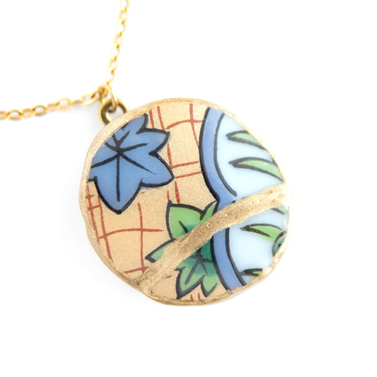 Ware Kintsugi Necklace - Yellow Green
