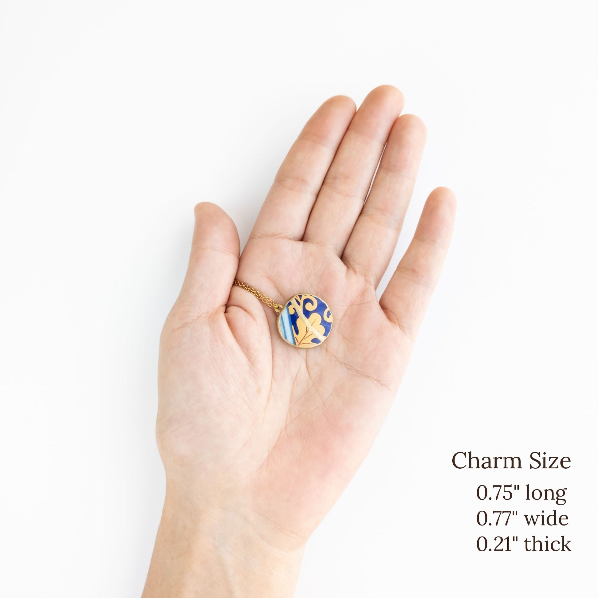 Ware Kintsugi Necklace - Blue Yellow