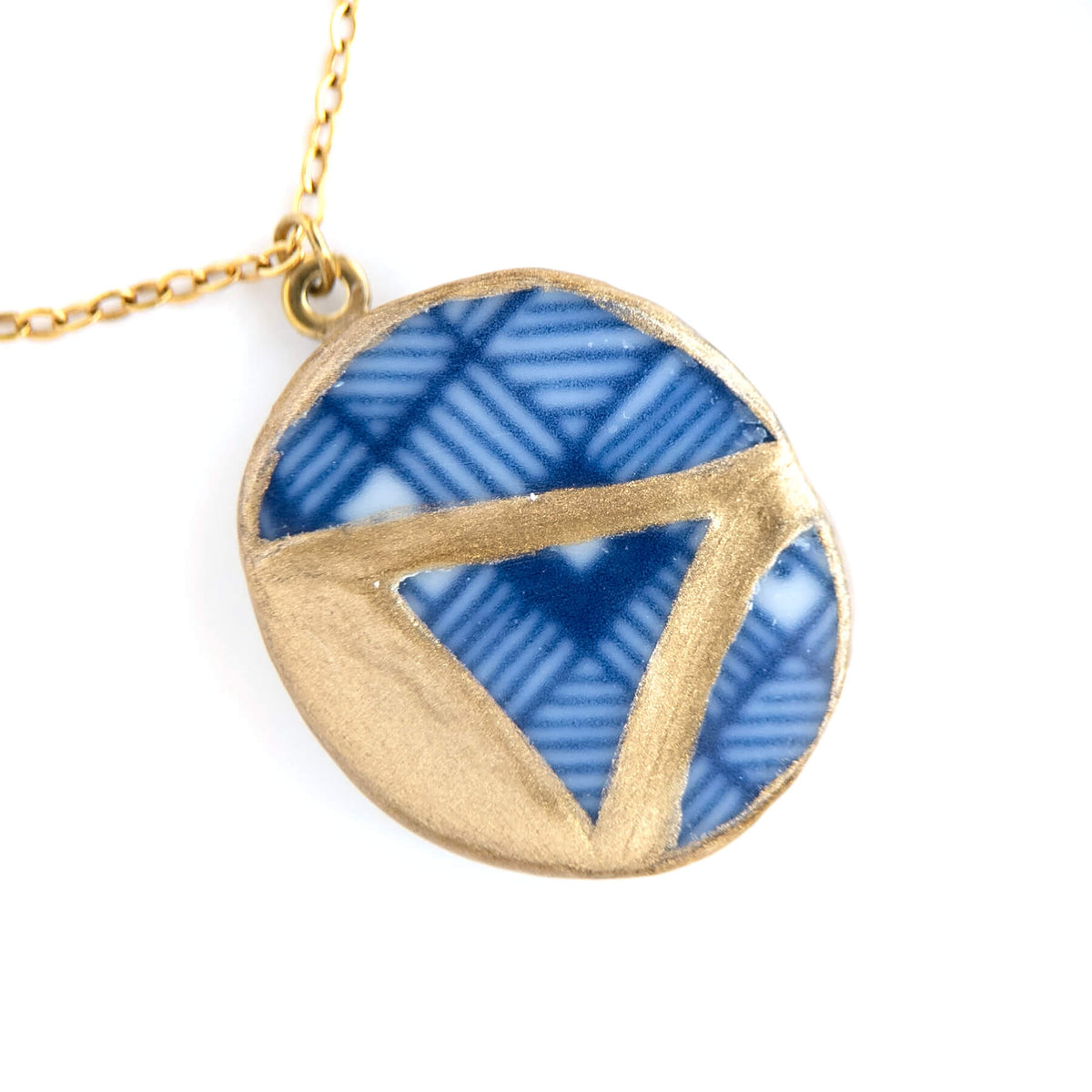 Ware Kintsugi Necklace - Blue