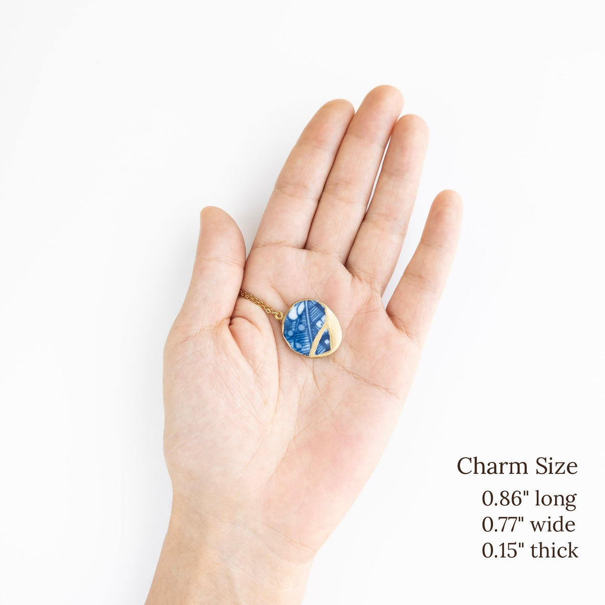 Ware Kintsugi Necklace - Blue