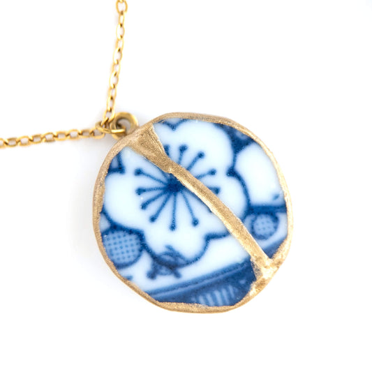 Ware Kintsugi Necklace - Blue