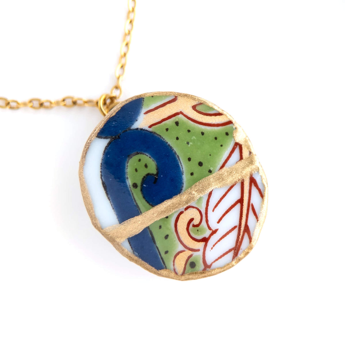 Ware Kintsugi Necklace - Green