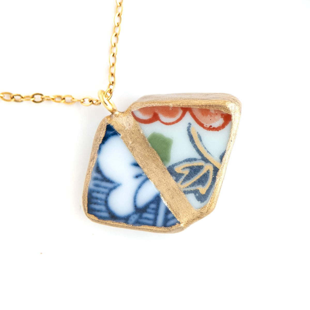 Yobitsugi Kintsugi Necklace - Blue
