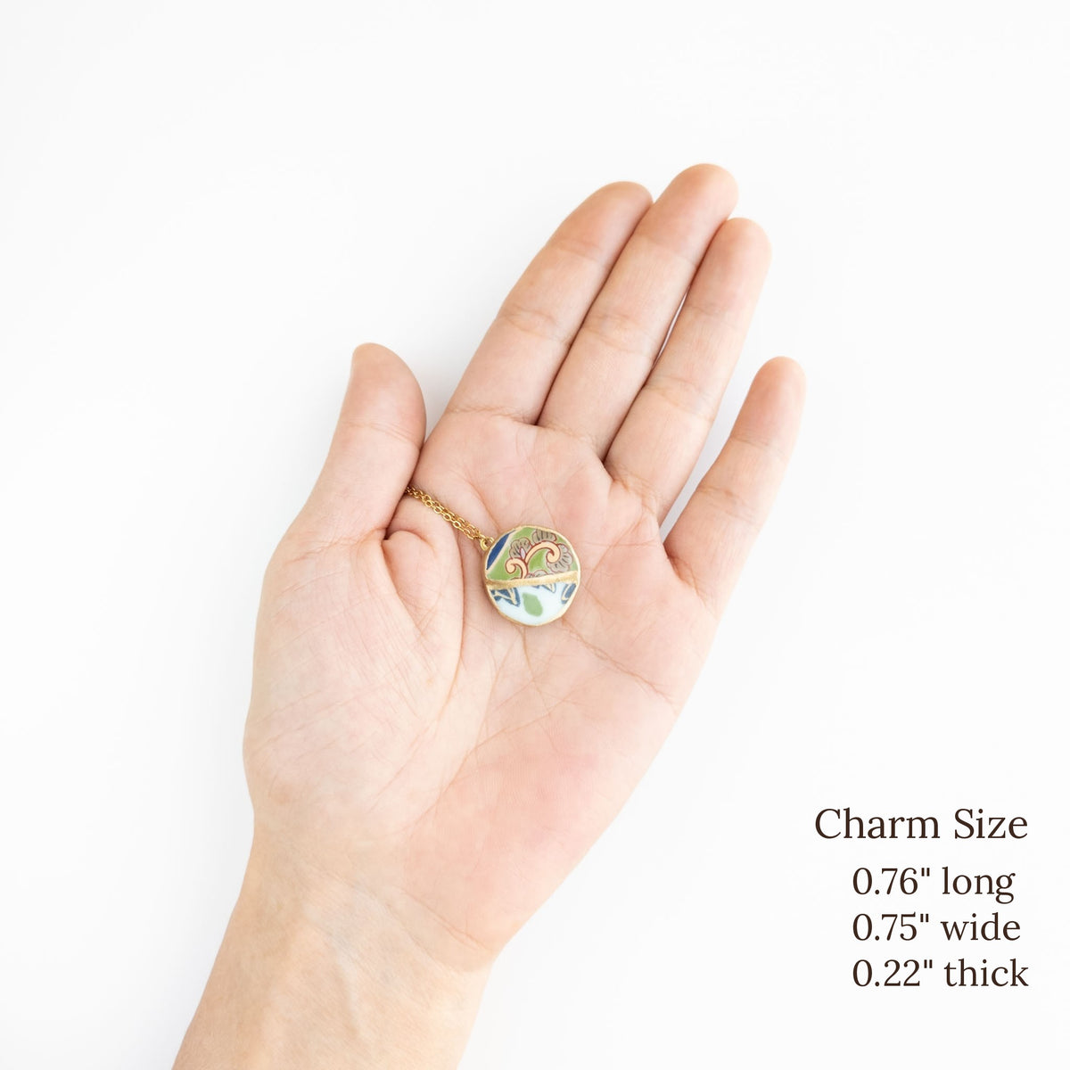 Yobitsugi Kintsugi Necklace - Green