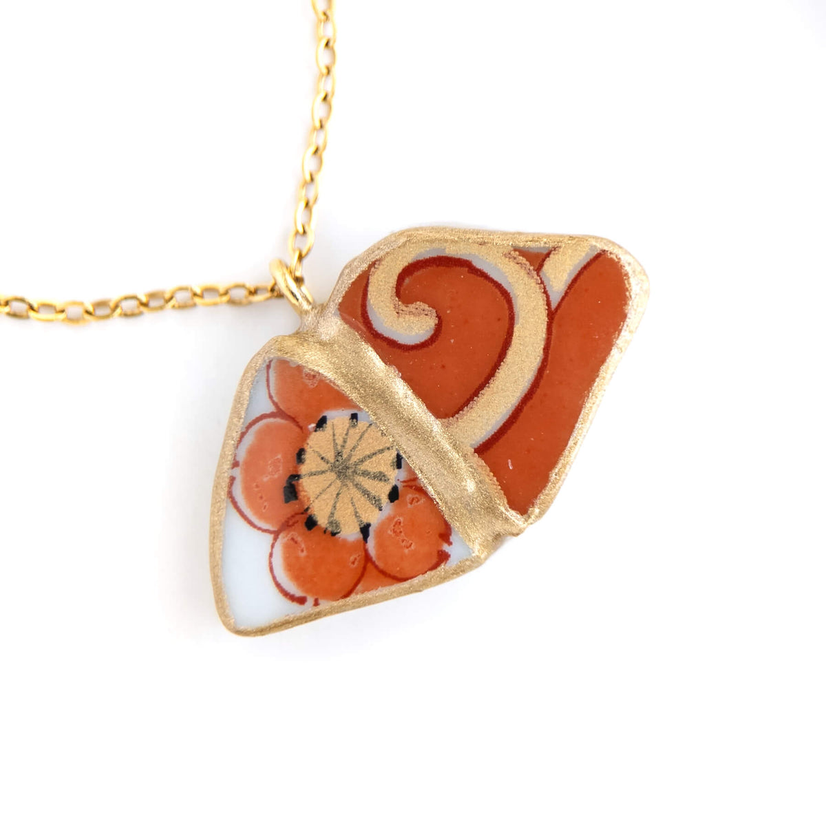 Yobitsugi Kintsugi Necklace - Red