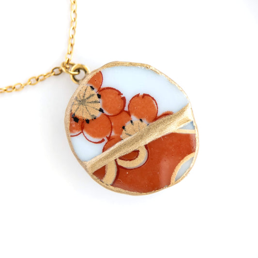 Yobitsugi Kintsugi Necklace - Red