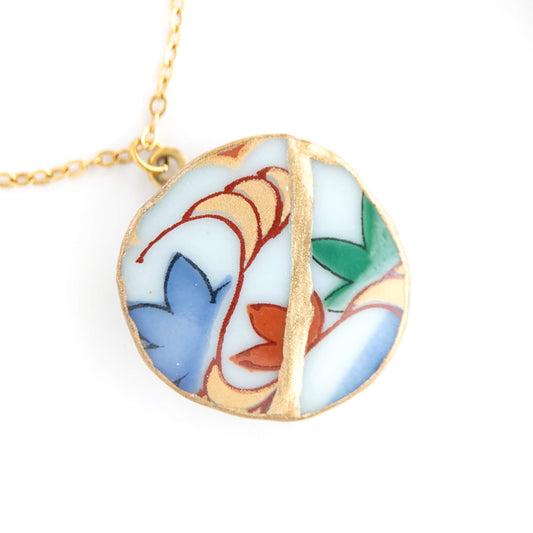 Ware Kintsugi Necklace - White Yellow