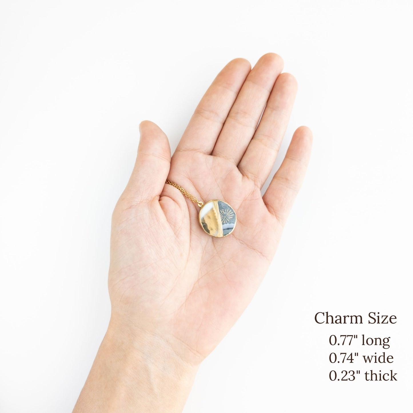 Yobitsugi Kintsugi Necklace - Grey