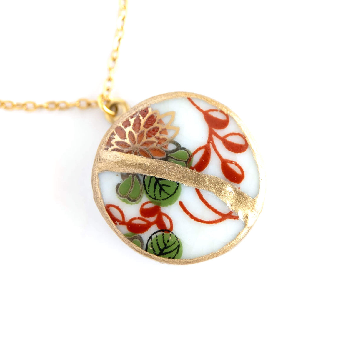 Ware Kintsugi Necklace - Red White