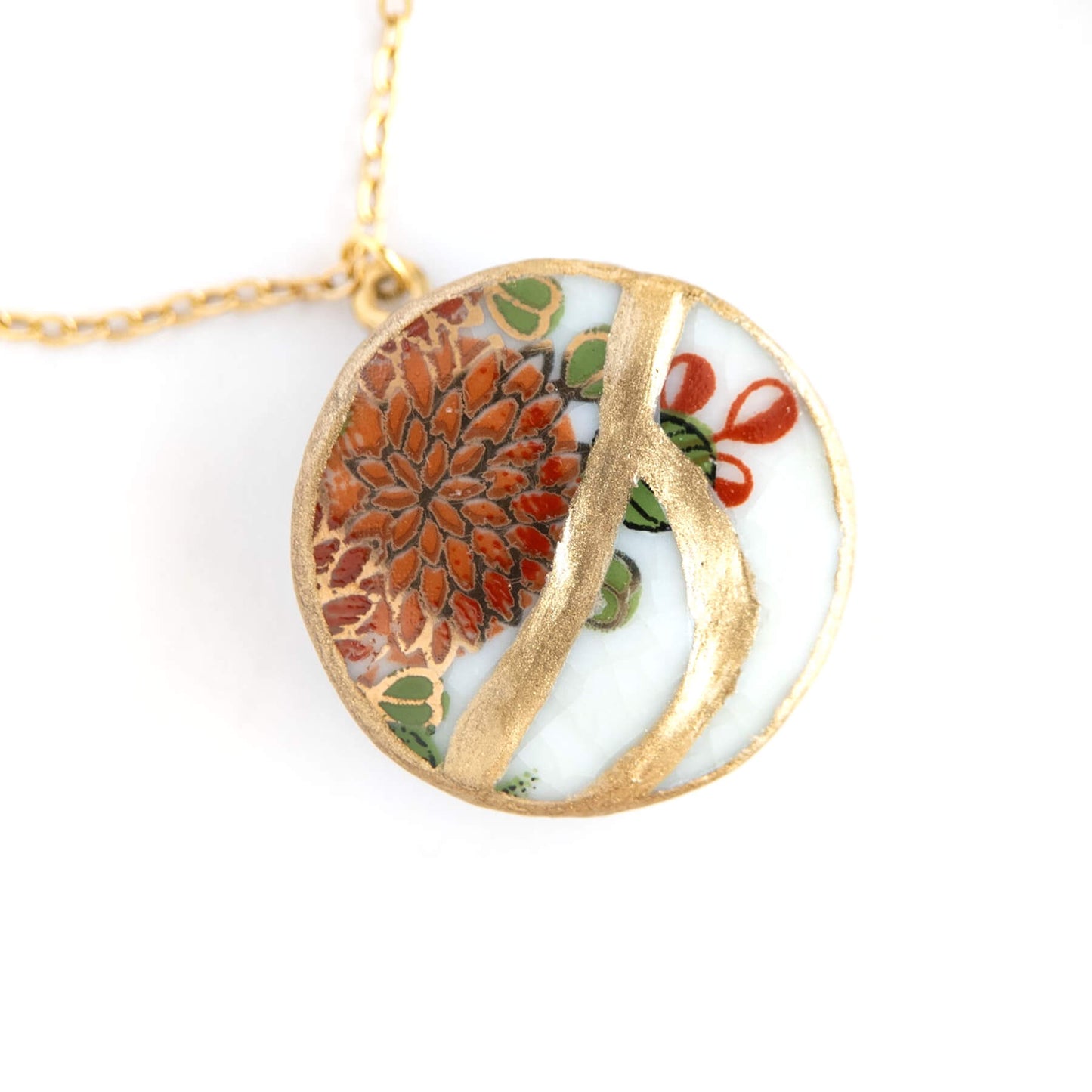Ware Kintsugi Necklace - Red White