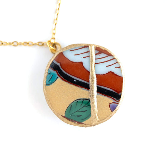 Ware Kintsugi Necklace - Yellow Red