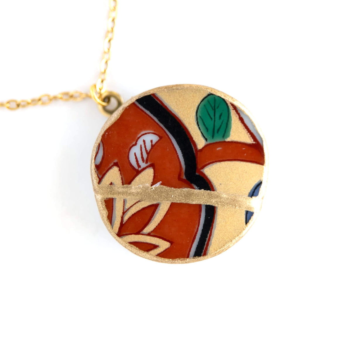 Ware Kintsugi Necklace - Yellow Red