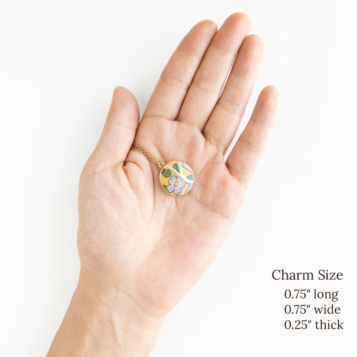 Ware Kintsugi Necklace - Yellow Blue