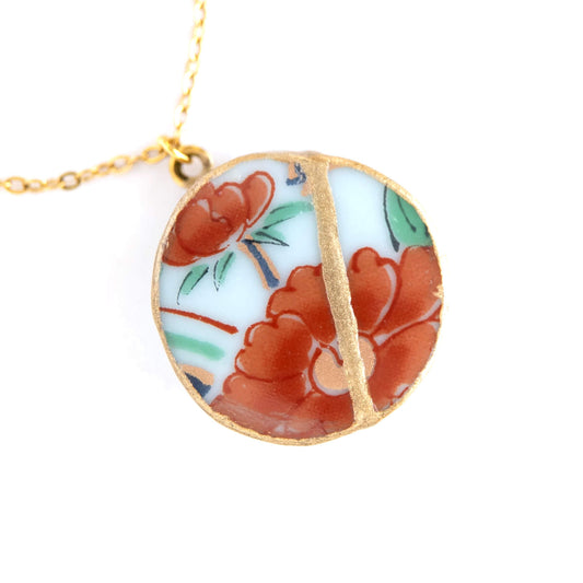 Ware Kintsugi Necklace - Red White
