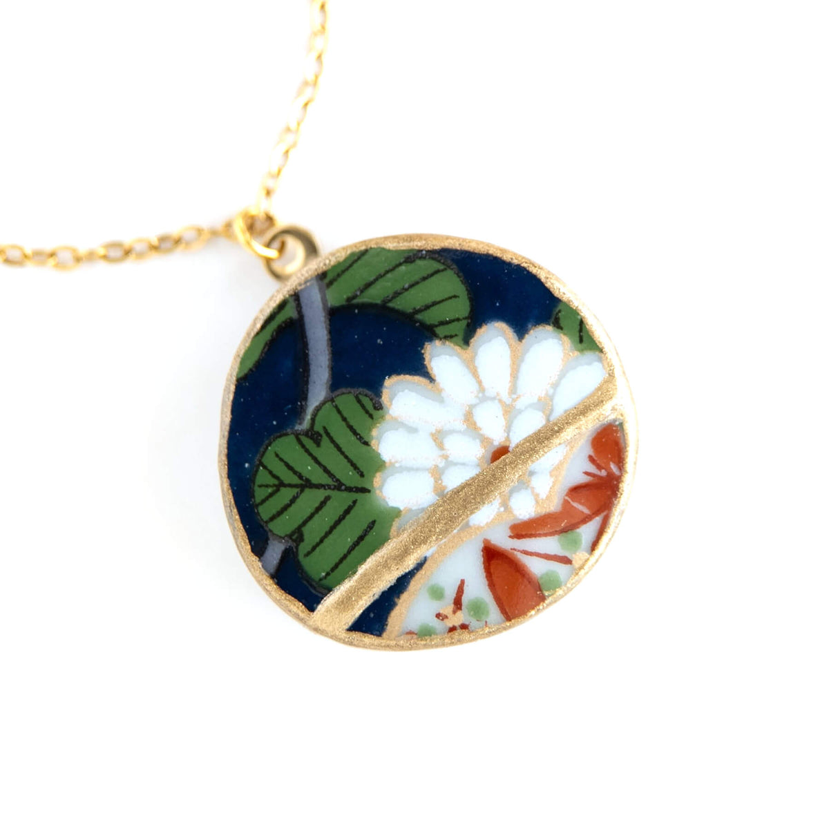 Ware Kintsugi Necklace - Blue White