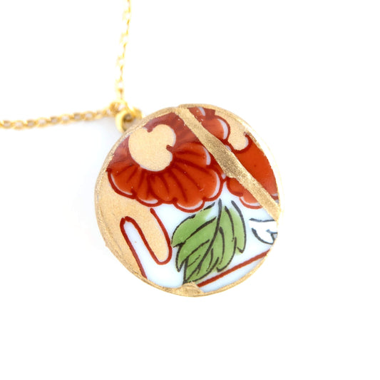 Ware Kintsugi Necklace - Red Yellow
