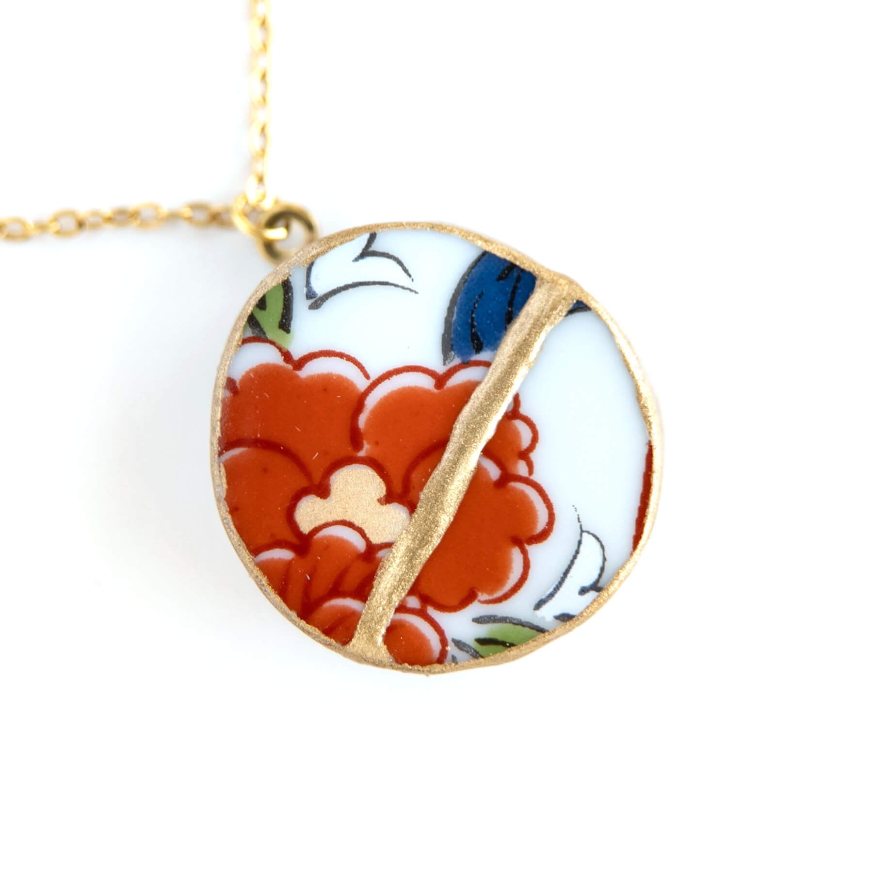Ware Kintsugi Necklace - Red