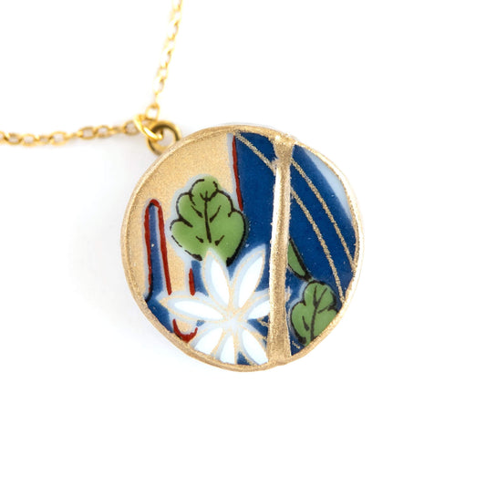 Ware Kintsugi Necklace - Blue Yellow