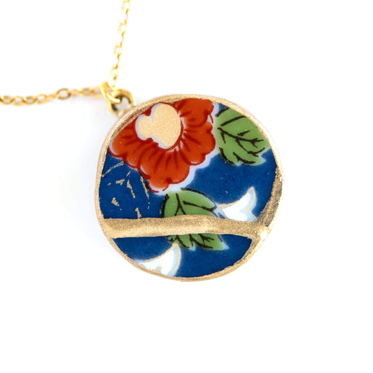 Ware Kintsugi Necklace - Blue Red