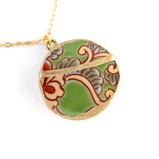Ware Kintsugi Necklace - Green