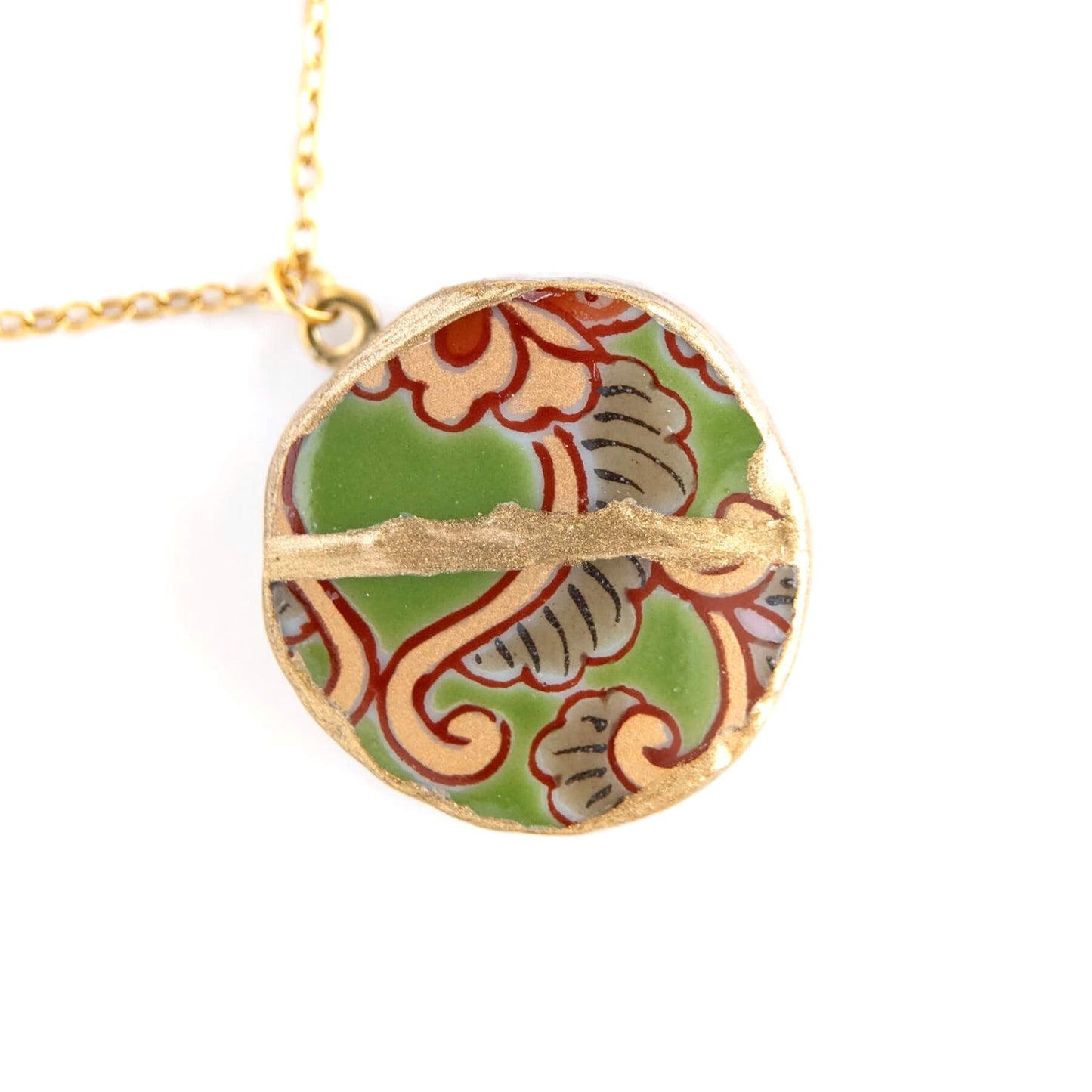 Ware Kintsugi Necklace - Green