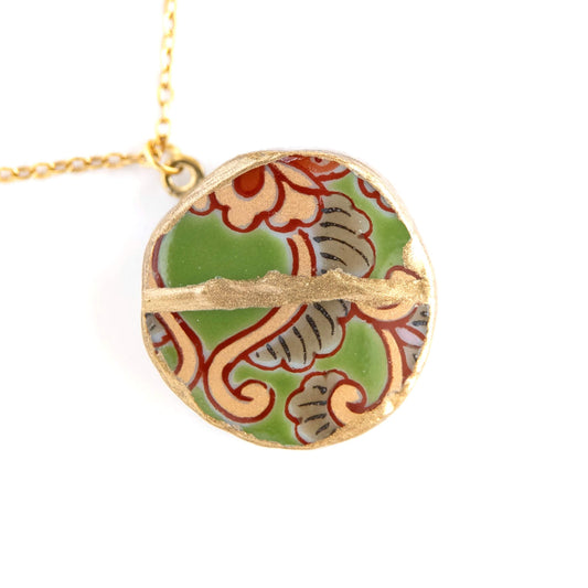 Ware Kintsugi Necklace - Green