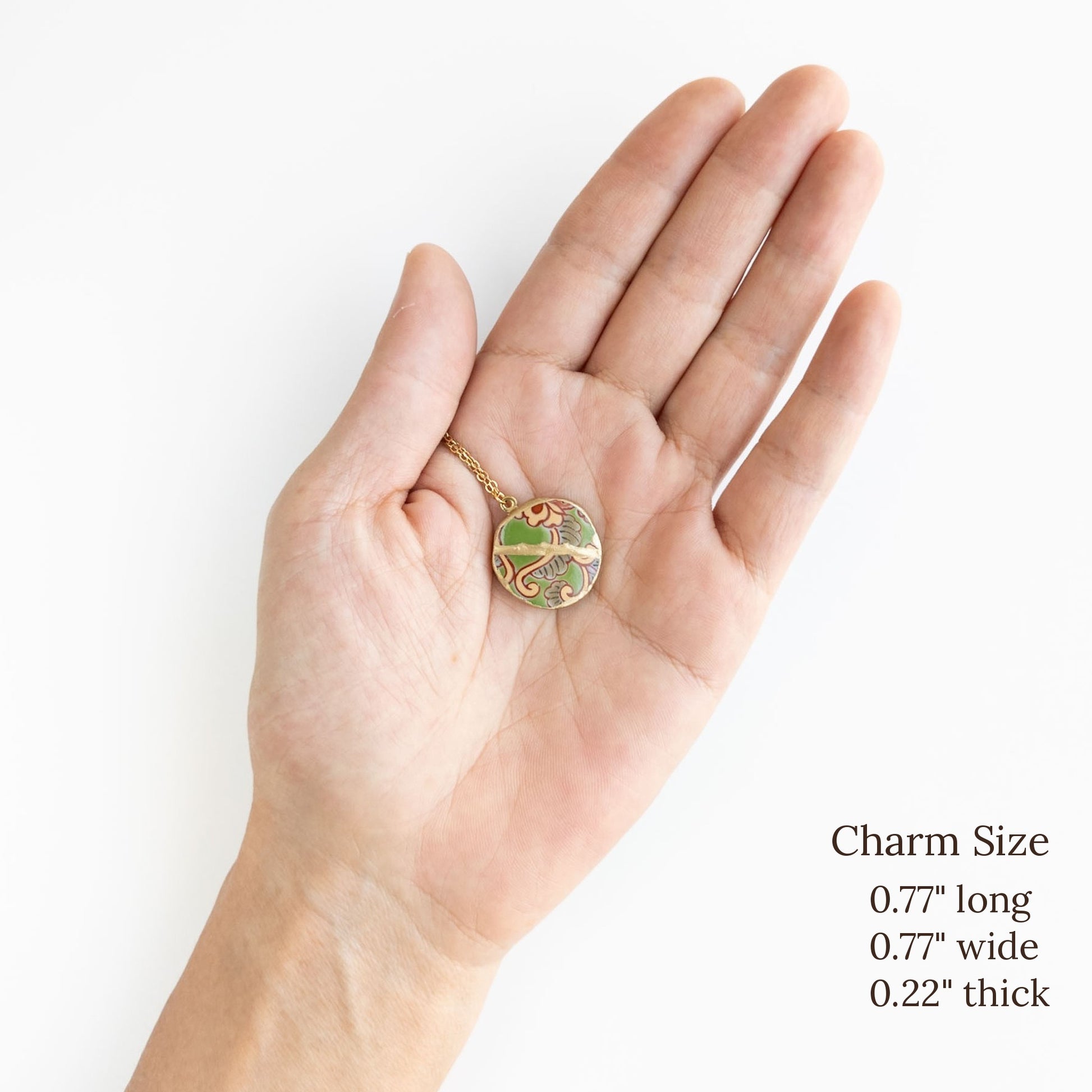 Ware Kintsugi Necklace - Green