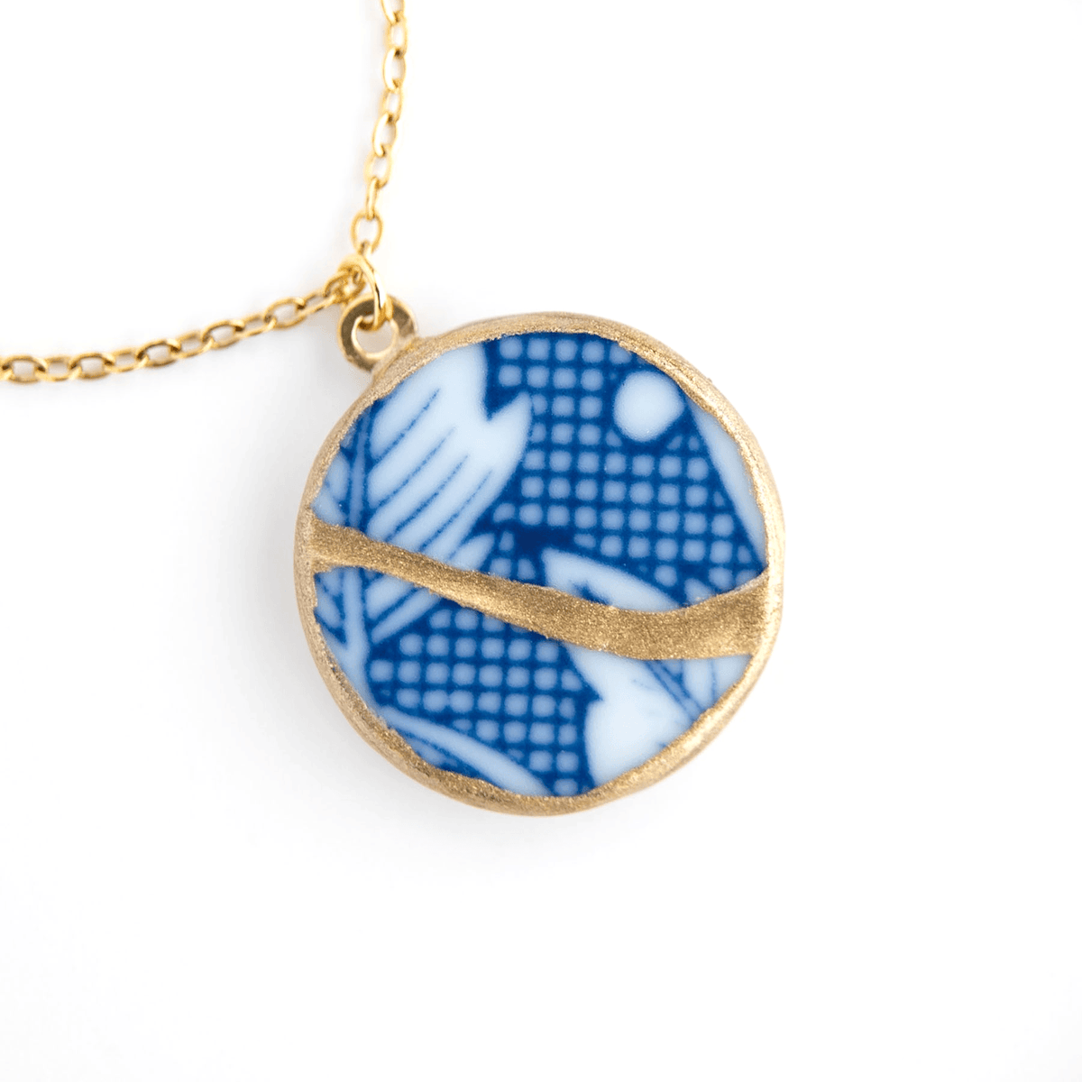 Ware Kintsugi Necklace - Blue