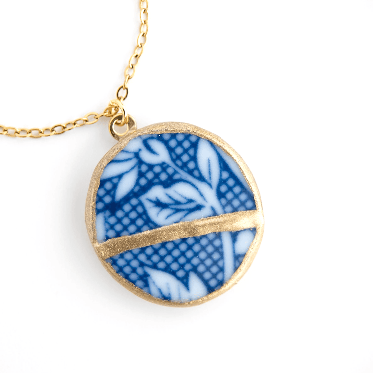 Ware Kintsugi Necklace - Blue