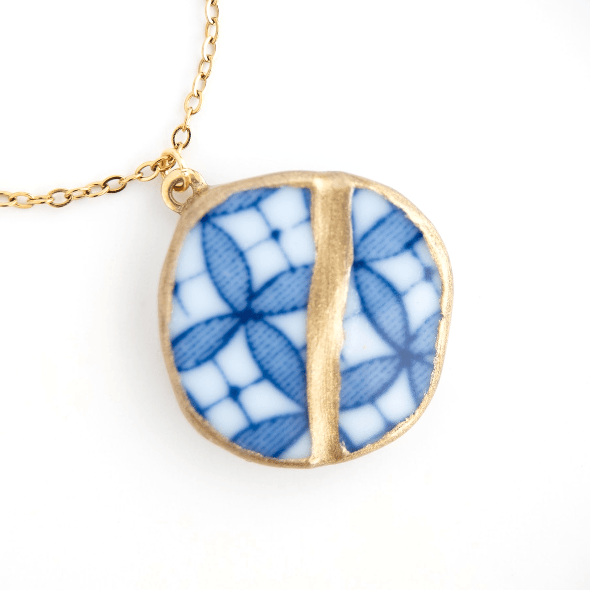 Ware Kintsugi Necklace - Blue