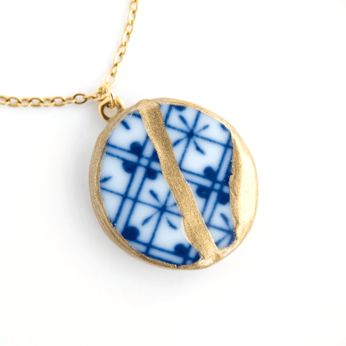 Ware Kintsugi Necklace - Blue