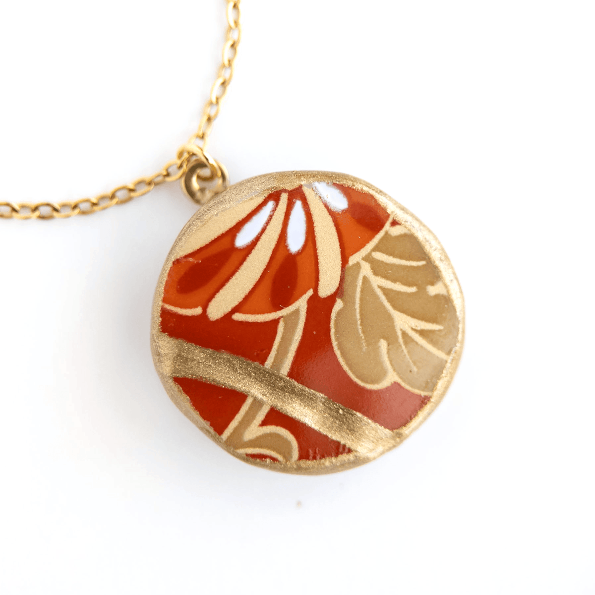 Ware Kintsugi Necklace - Red