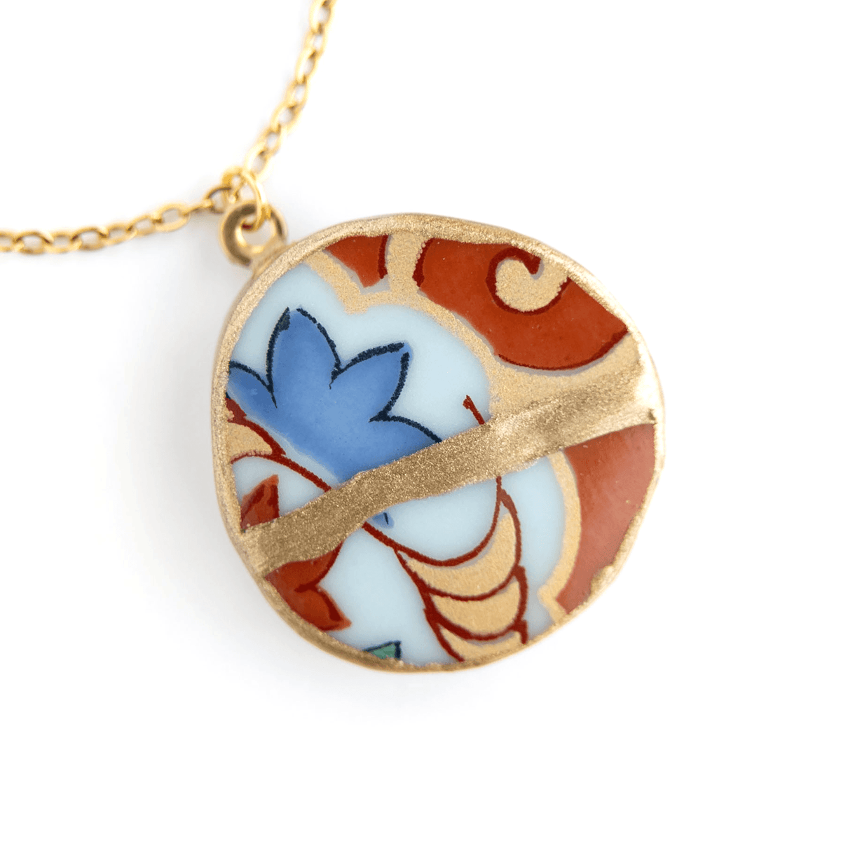 Ware Kintsugi Necklace - Red