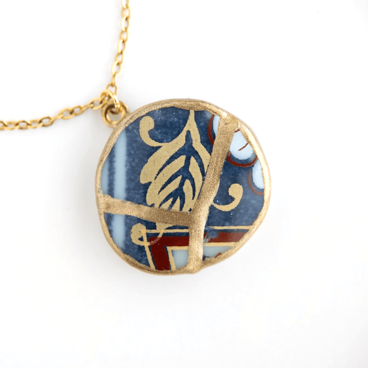 Ware Kintsugi Necklace - Blue