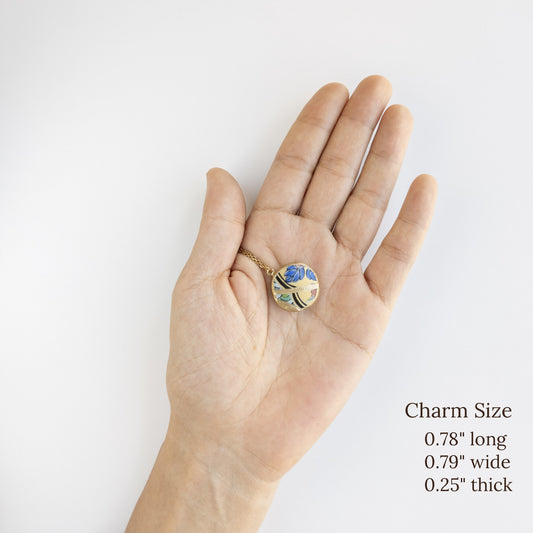 Ware Kintsugi Necklace - Yellow Blue