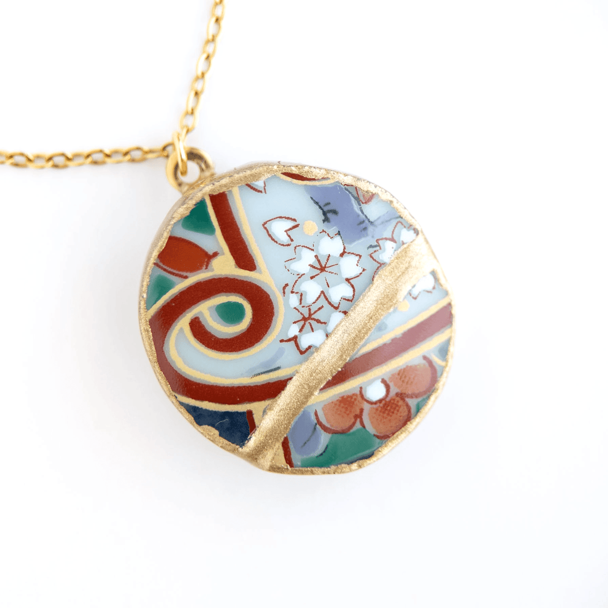 Ware Kintsugi Necklace - Pink Red